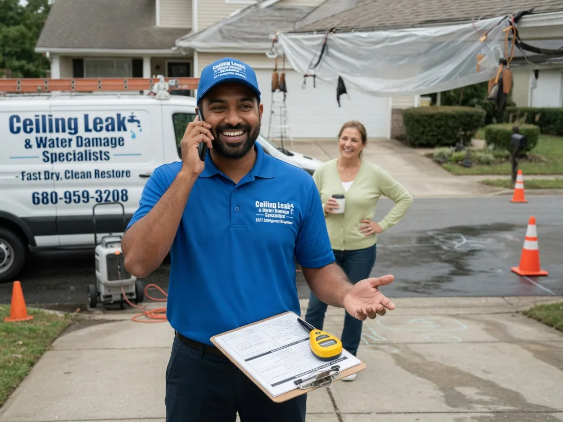 Ceiling Leak Cleanup Port Kent, NY FAQs